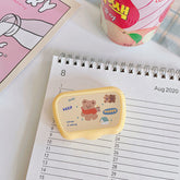 Estuche para lentes de contacto de color lindo oso